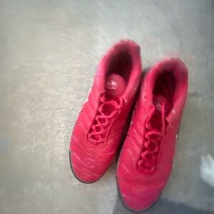 Nike Red Air Max Athletic Shoes